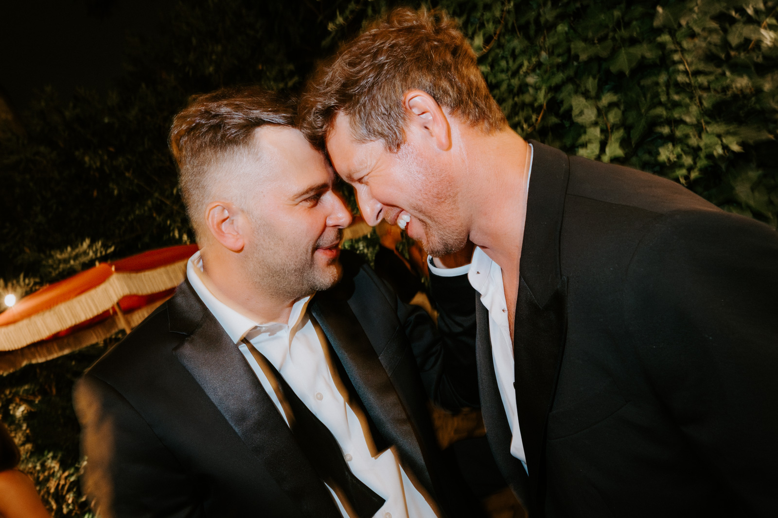 party time at this gay wedding at Hotel Particulier Montmartre, Paris