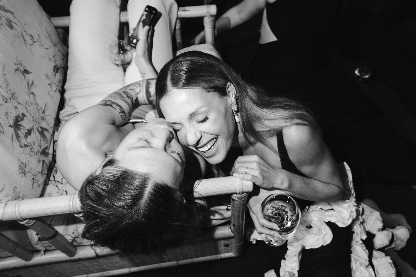 Gay wedding afterparty in the main suite of hotel particulier montmartre, Paris