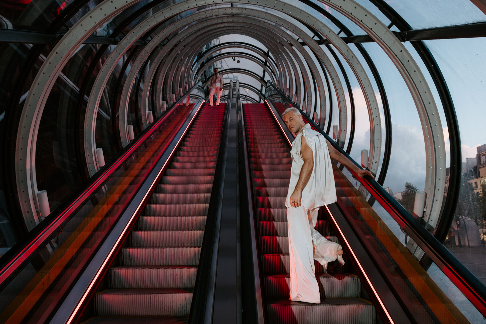 welcome dinner at Le Georges, on the rooftop of Pompidou Centre in Paris