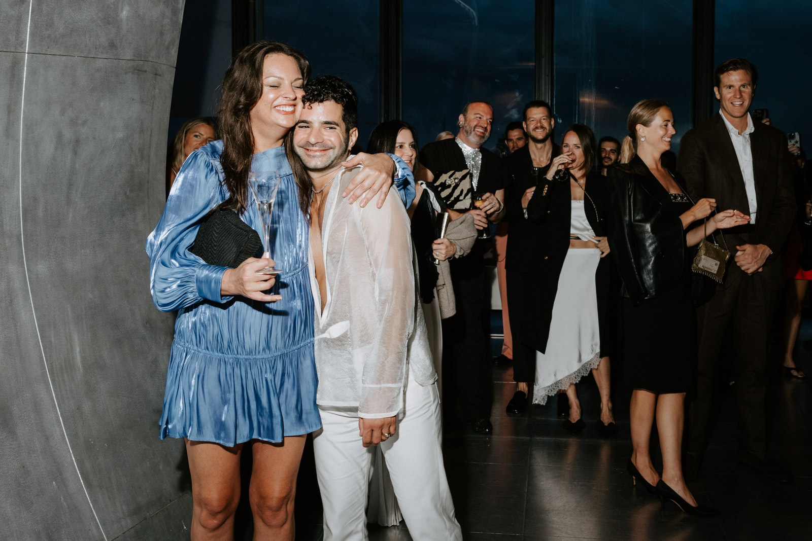 welcome dinner at Le Georges, on the rooftop of Pompidou Centre in Paris